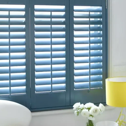 blue shutter